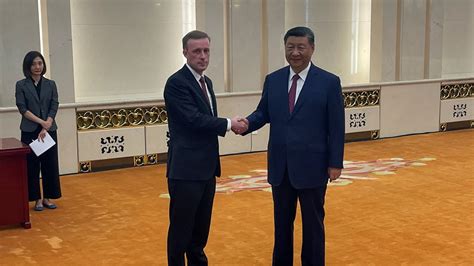 US security official Jake Sullivan meets China’s Xi Jinping as .
